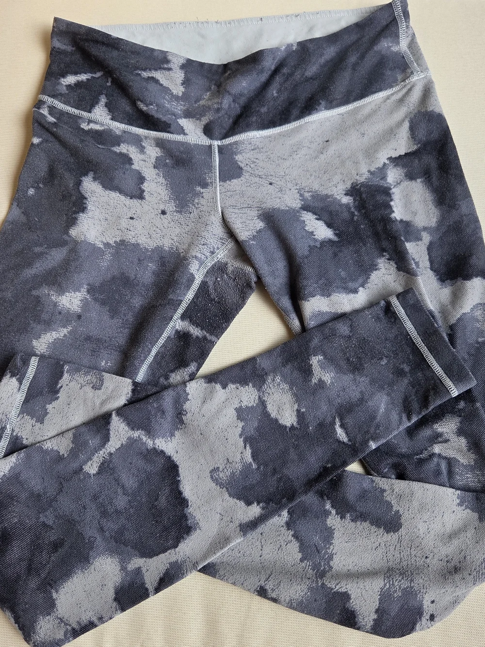 lululemon athletica Gray & Charcoal Camo High-Rise Leggings